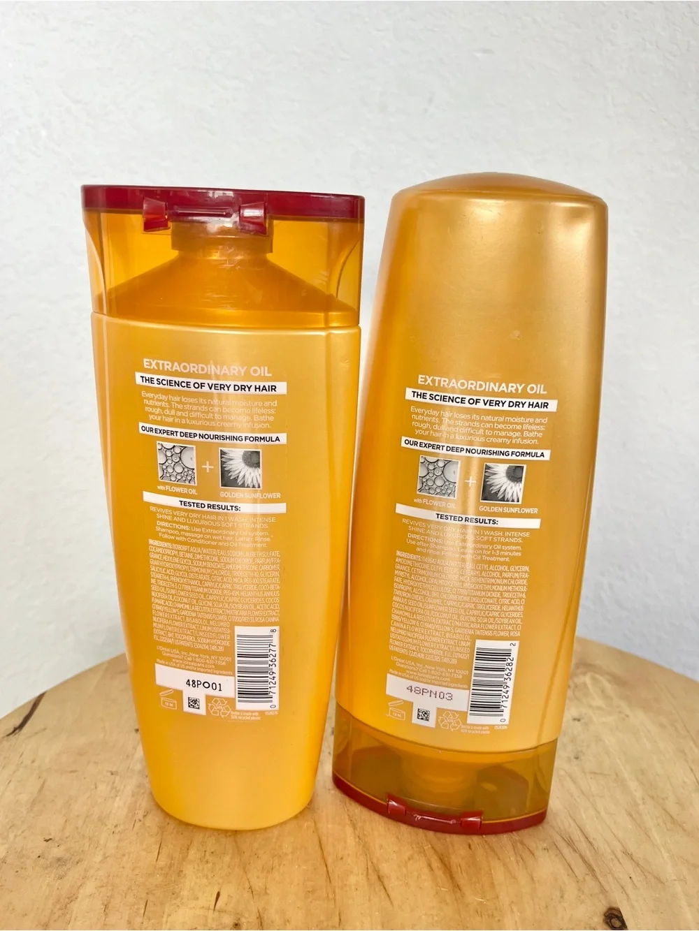 Elvive Extraordinary Oil Deep Nourishing Shampoo & Conditioner - Golden Yellow